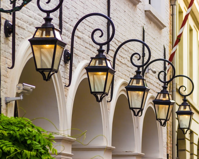 Upcycled outdoor lighting