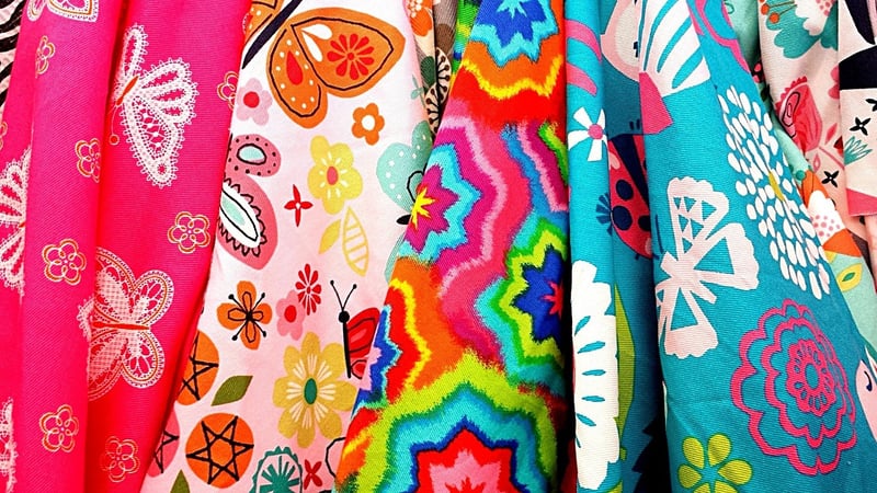 Vintage fabric crafts